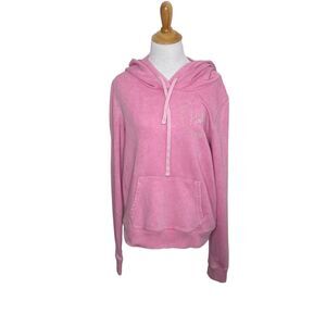 Victoria's Secret PINK Textured Light Pink Hoodie. Size Medium.